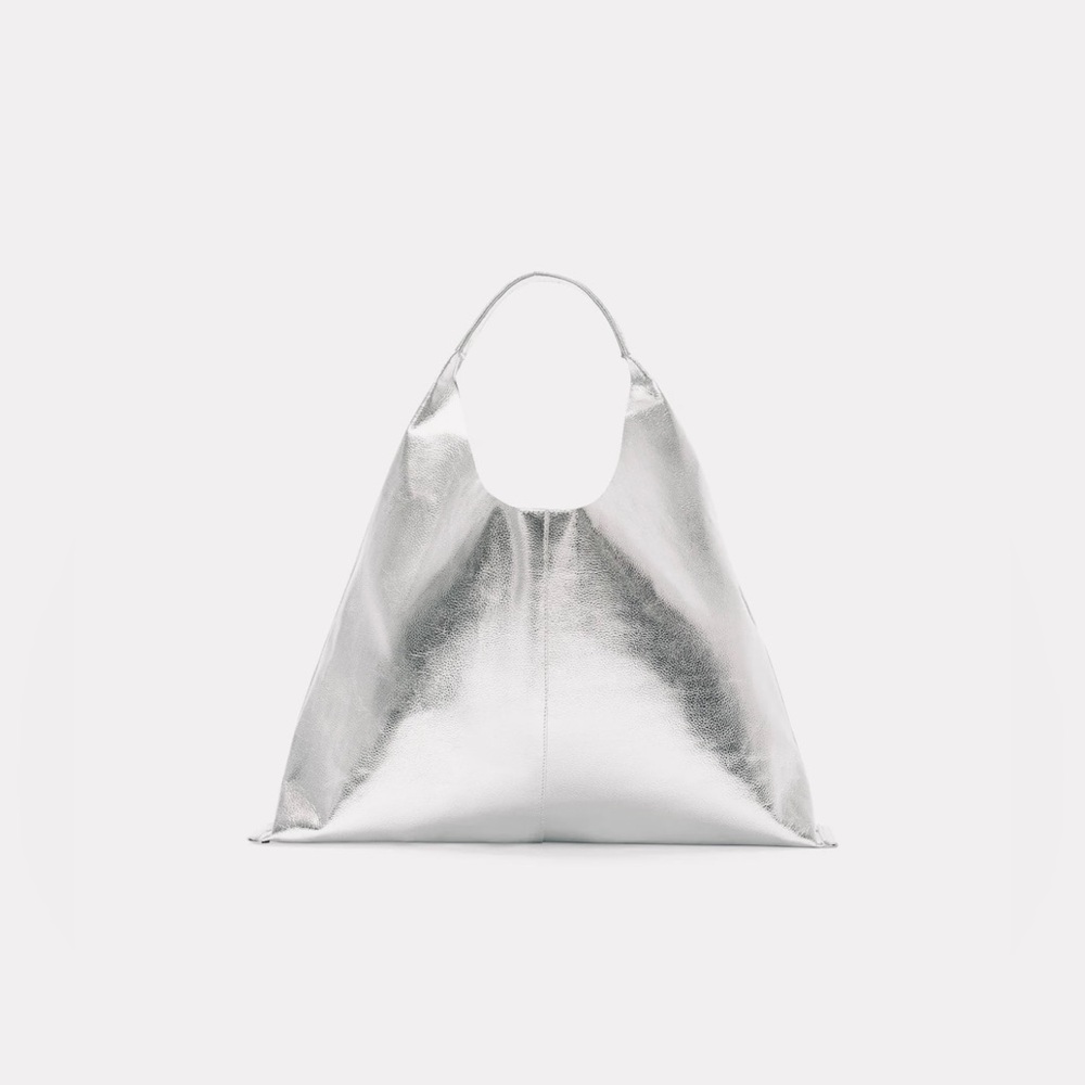 NEW Marcella NYC Kelly Italian Leather Tote - Disco Pebble - Women's Tote